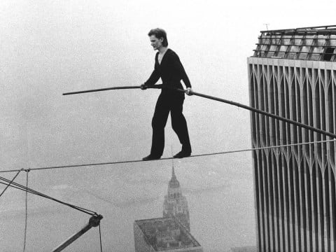 Philippe Petit, World Trade Cente, New York, 1974