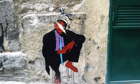 Roxy in the Box, Chatting, 2015 - Basquiat vandalizzato