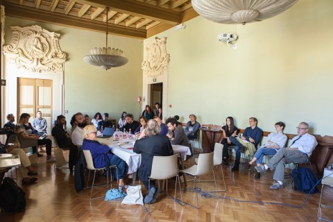 Tavolo Le istituzioni saranno spazi di discussione e di pensiero, Monash University, Foto di Serena Gallorini