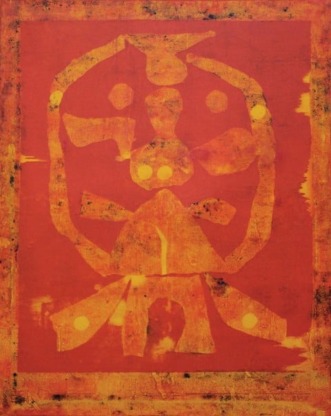 Vasudeo Santu Gaitonde, una tela del 1989