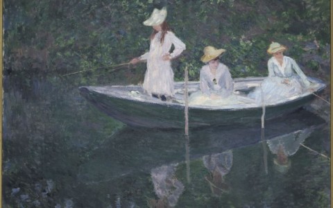 Claude Monet, En norvégienne (vers 1887), olio su tela; 97,5×130,5 cm. Parigi, Musée d’Orsay © RMN-Grand Palais (musée d’Orsay) / Hervé Lewandowsk