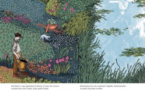 Tratto dal libro illustrato Lapis Edizioni "Oltre il giardino del signor Monet"