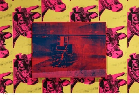 Andy Warhol, Electric Chair – allestimento al Musée d’Art moderne de la Ville de Paris, 2015 – © The Andy Warhol Foundation for the Visual Arts, Inc. - ADAGP, Paris 2015 – photo © Pierre Antoine