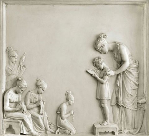 Antonio Canova, bassorilievo in gesso a forma persa, cm 117 x 135, Fondazione Cariplo