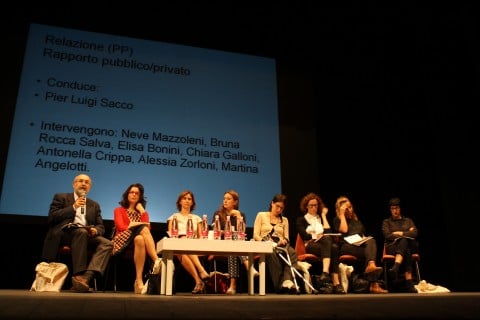 Forum dell’arte contemporanea italiana, Prato 2015 - assempblea plenaria tavoli 'Rapporto pubblico-privato - photo Nicol Claroni