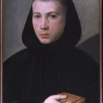 Giovanni Francesco Caroto, Ritratto di giovane monaco benedettino, olio su tela, cm 43x33