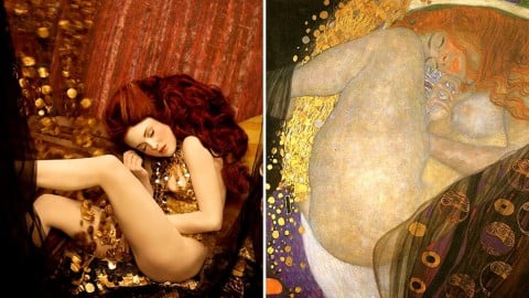 Inge Prader interpreta Klimt per Life Ball