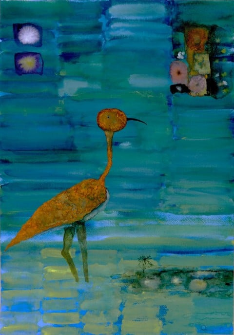 John Lurie, Swamp Bird with Square Flowers