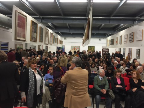 La sala affollata per la presentazione dell'ampliamento del MAGI 900