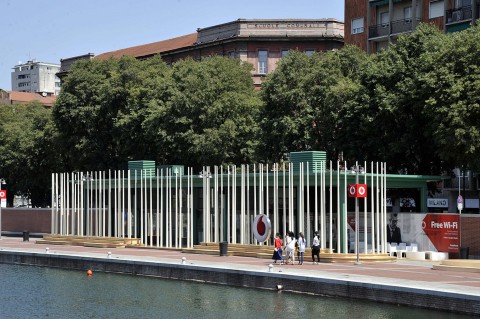 Lo Spazio Vodafone, in zona Darsena