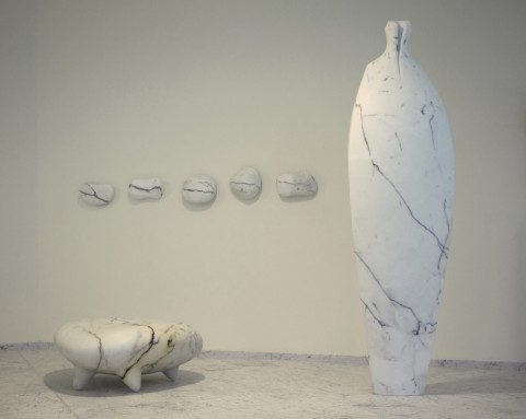 Luciano Massari installazione permanente Ospedale Apuane foto Danae Project