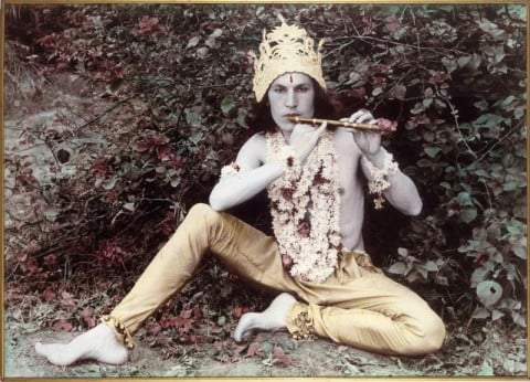 Luigi Ontani, Krishna, 1978 - collezione privata - courtesy Archivio L'Attico