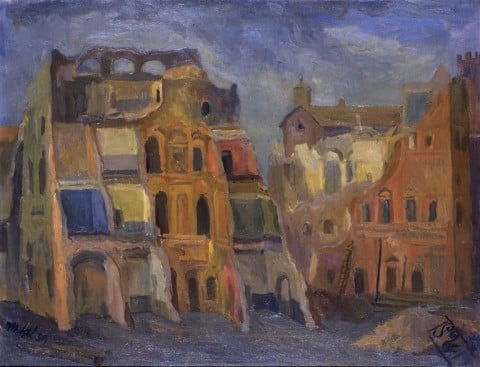 Mario Mafai, Demolizione dei Borghi, 1939