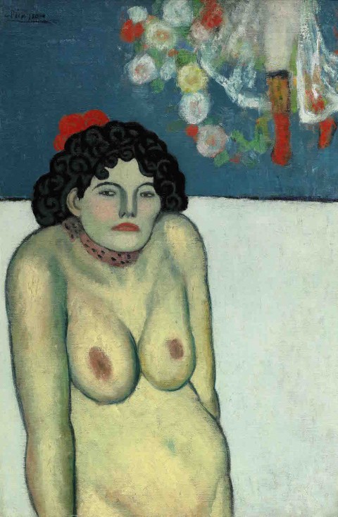 Pablo Picasso, La Gommeuse, olio su tela, 1901