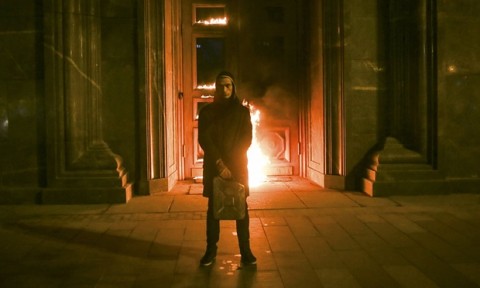 Pyotr Pavlensky, l'azione dinanzi al FSB