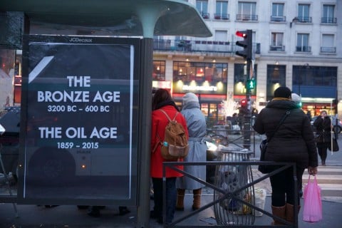 Brandalism vs COP21 - Parigi 2015 - Robert Montgomery