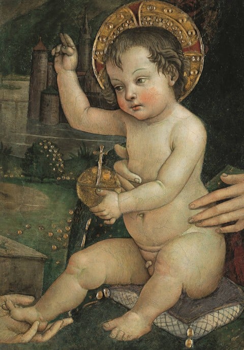 Il Bambin Gesù delle Mani attribuito a Pinturicchio