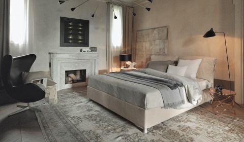 Il letto Nathalie di Flou