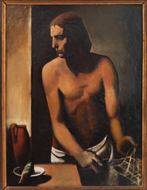 Mario Sironi, Il povero pescatore, 1924-25 - Mart, Collezione L.F.