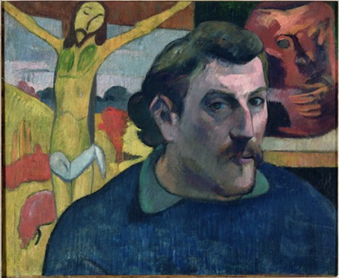 Paul Gauguin, Autoritratto con Cristo giallo, 1890-91 - Parigi, Musée d’Orsay