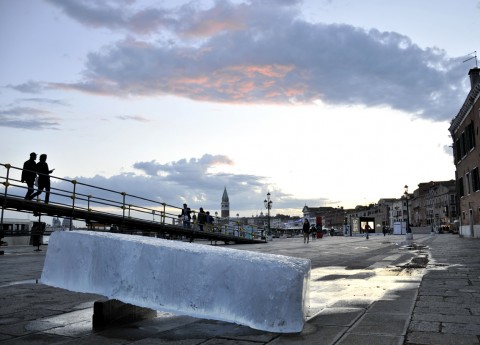 Stefano Cagol, The ice monolith, 2013 - courtesy l’artista