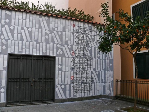 ivan + Piger, Metafisico popolare, 2015 - Muri d'Autore, Salerno - courtesy Fondazione Alfonso Gatto