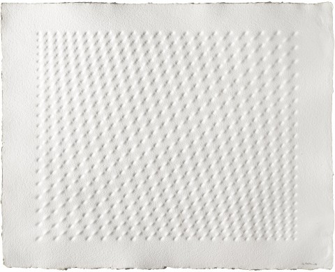 Enrico Castellani, Senza titolo, 1988
