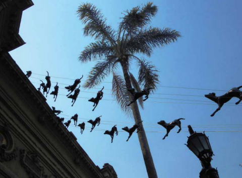 Incontrarono il cielo, di Antonio Becerro, al Museo Nazionale di Belle Arti di Santiago del Cile