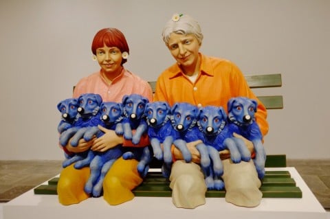 Jeff Koons, String of Puppies, 1988