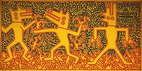 Keith Haring, Senza titolo – Terrae Motus, Reggia di Caserta