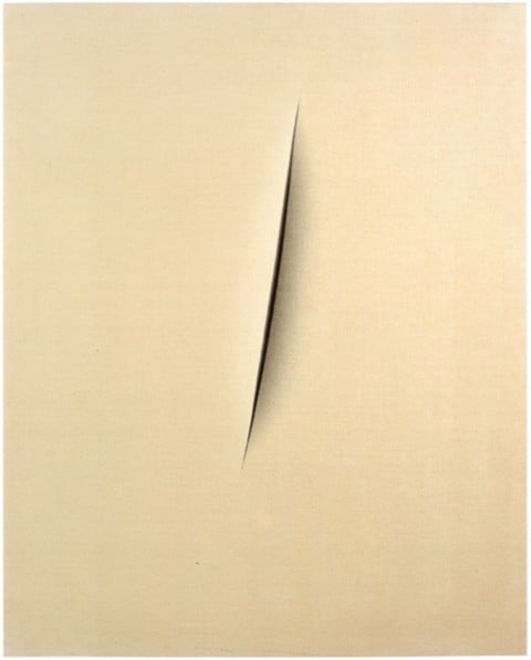 Lucio Fontana, Concetto spaziale. Attesa, 1960