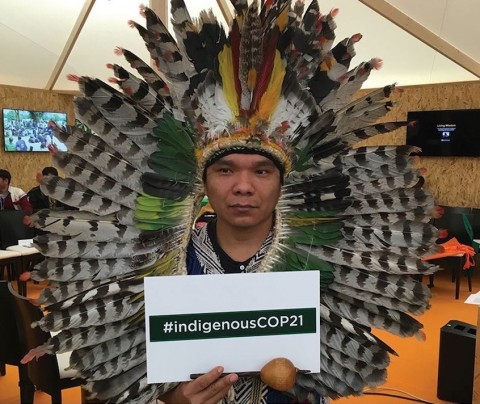 The Indigenous Pavilion at COP21 in Paris, supported by TBA21 (Thyssen-Bornemisza Art Contemporary)