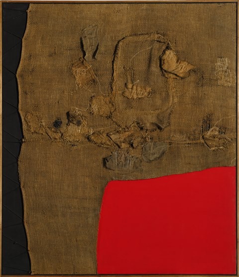 Alberto Burri, Sacco e Rosso (1959), nuovo record per l'artista