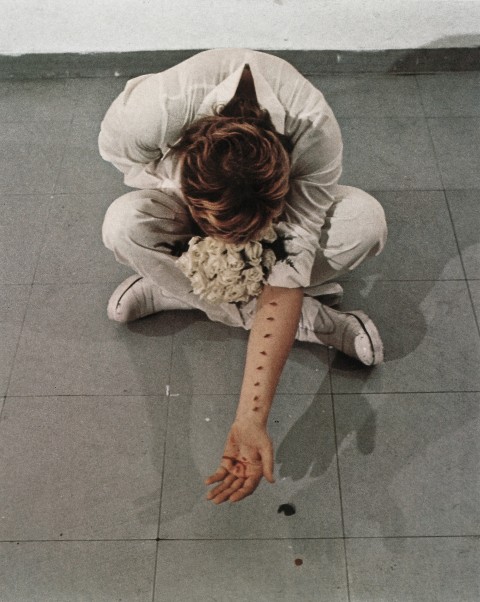 Gina Pane, Azione sentimentale, 1973 © Gina Pane