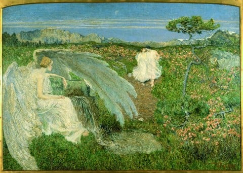 Giovanni Segantini, L'Amore alla fonte della vita, 1896 - © Galleria Civica d’Arte Moderna, Milano