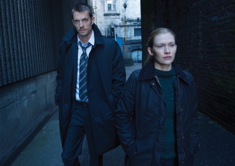 I detective Sarah Linden e Stephen Holder nella serie tv The Killing