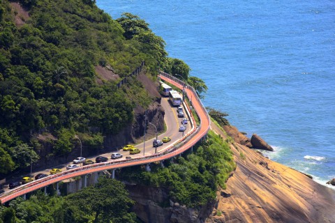 La Ciclovia da Niemeyer, a Rio de Janeiro (foto ©Marcio Machado)