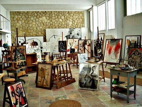 Lo studio di Joan Mirò ricreato a Londra