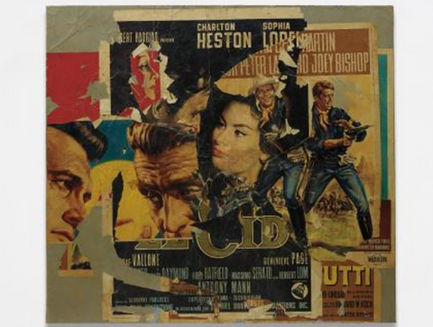 Mimmo Rotella, il Senza titolo del 1964 da record