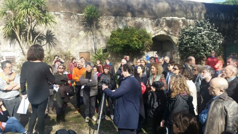 Partecipazione dei cittadini alla conferenza stampa al Casale