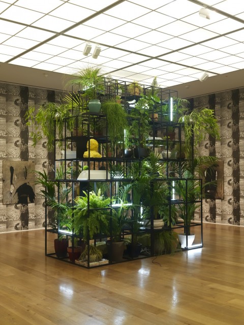 Rashid Johnson, Fatherhood, 2015 - © Rashid Johnson, Courtesy l’artista e Hauser & Wirth, Foto Alex Delfanne