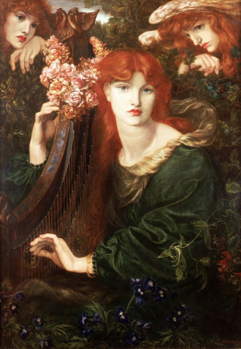 Dante Gabriel Rossetti, La Ghirlandata, 1873 - Guildhall Art Gallery - photo Scala Florence Heritage Images