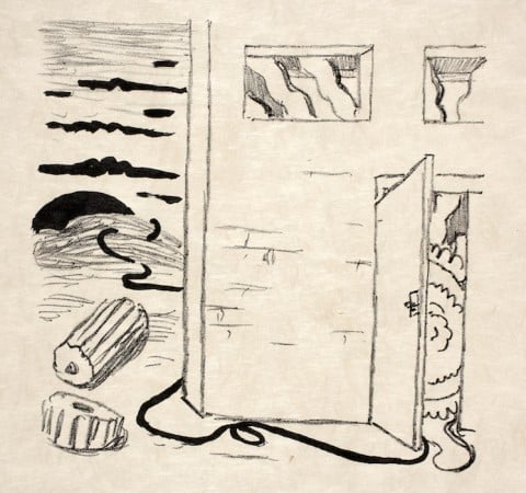 Giorgio de Chirico, 1 di 66 litografie per Calligrammes di Gustave Apollinaire, 1930 - Fondazione Giorgio e Isa de Chirico