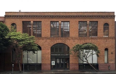 La facciata della Gagosian Gallery a San Francisco