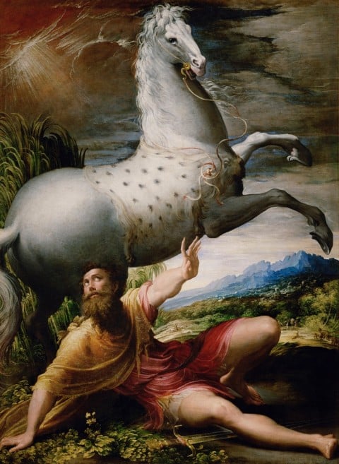 Parmigianino (Francesco Mazzola), Conversione di Saulo - Vienna, Kunsthistorisches Museum © Vienna, Kunsthistorisches Museum