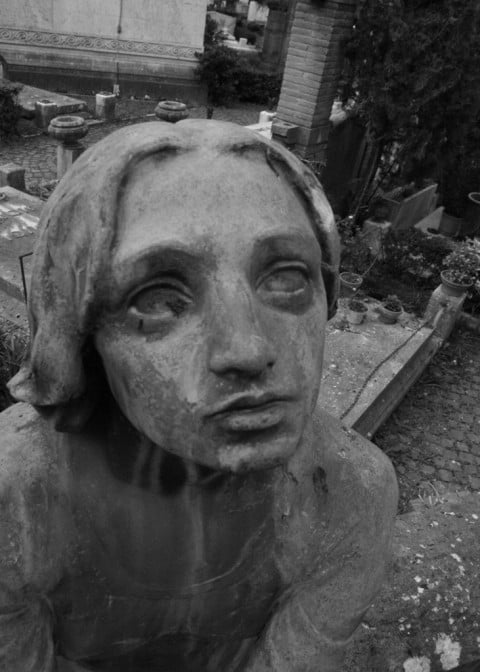 Cimitero del Verano, Roma - Angelo del Dolore - photo Fabio Petrelli, 2016