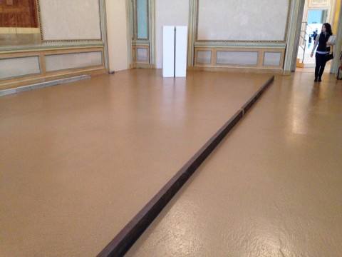 Giovanni Anselmo - riallestimento collezione permanente secondo piano Castello di Rivoli 