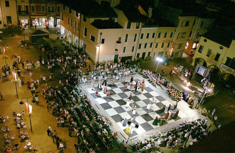 Piazza Mazzini a Monselice