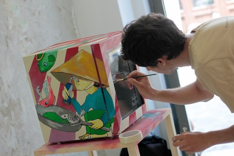 Red Bull Canvas Cooler