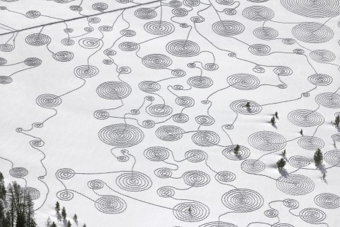 Sonja Hinrichsen, Snow  Drawings